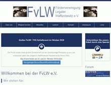 Tablet Screenshot of fvlw.de